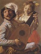 Hendrick Terbrugghen The Duo (mk08) oil painting picture wholesale